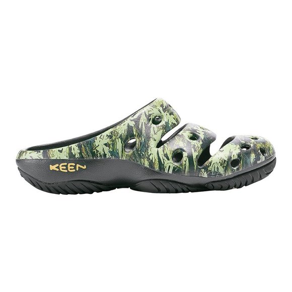 Keen Shoes - Keen Camo Green Yogui Arts Clog - Women 9